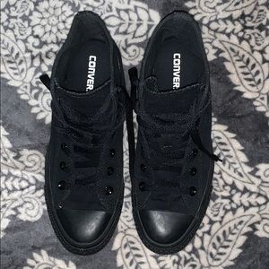 Converse Blk High Top Wm 9 Mns 8 Chuck Taylor